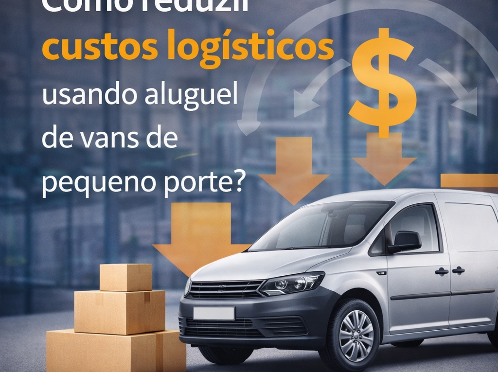 Como reduzir custos logísticos usando aluguel de vans de pequeno porte