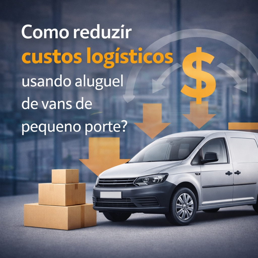 Como reduzir custos logísticos usando aluguel de vans de pequeno porte