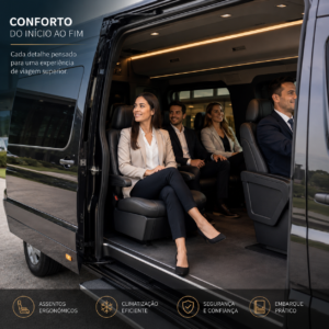 Conforto em Viagens de Van Como Melhorar a Experiência dos Passageiros do Início ao Fim - www.vanbh.com.br